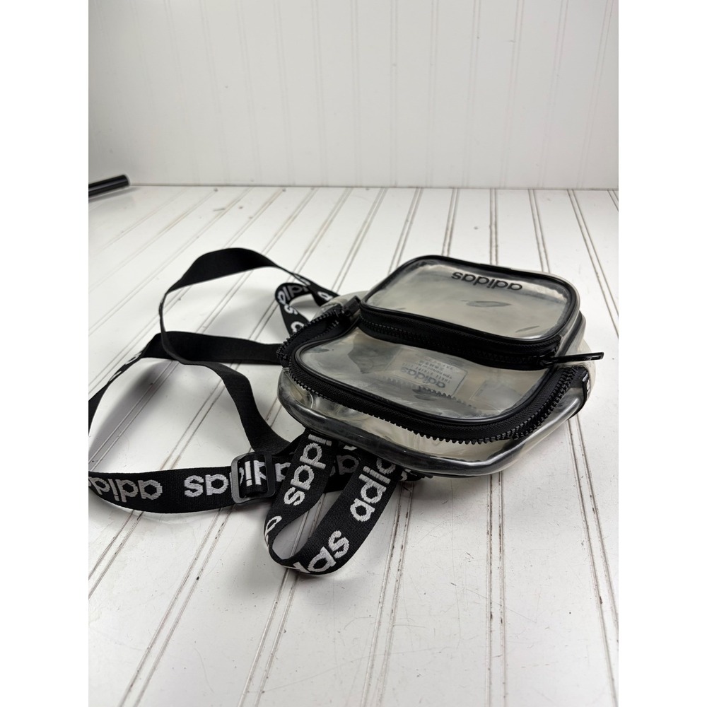 Adidas Original Transparent Clear Mini Festival Concert Backpack Bag Unisex - Picture 5 of 9